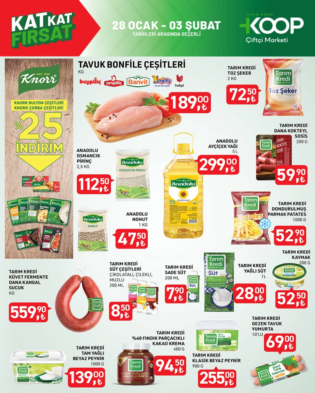 Tarım Kredi Market’in yeni fırsatları raflarda 33